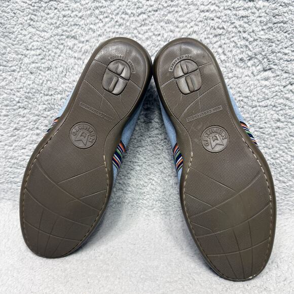 Mephisto Idris Mens Size 10 Slip On Loafers Shoes Jeans Blue Suede Comfort - Picture 7 of 10